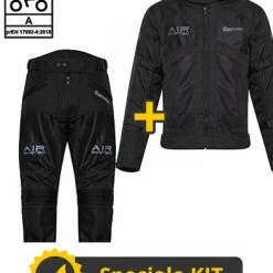 Kit Freezer Man CE Nero - Giacca Moto Befast Estiva + Pantaloni Moto Befast Estivi