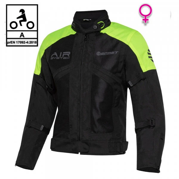 Kit Coppia Freezer Nero Giallo - Giacca Moto Estiva Befast Freezer Nero Giallo- Uomo + Donna 6 Kit Coppia Freezer Nero Giallo - Giacca Moto Estiva Befast Freezer Nero Giallo- Uomo + Donna - immagine 4