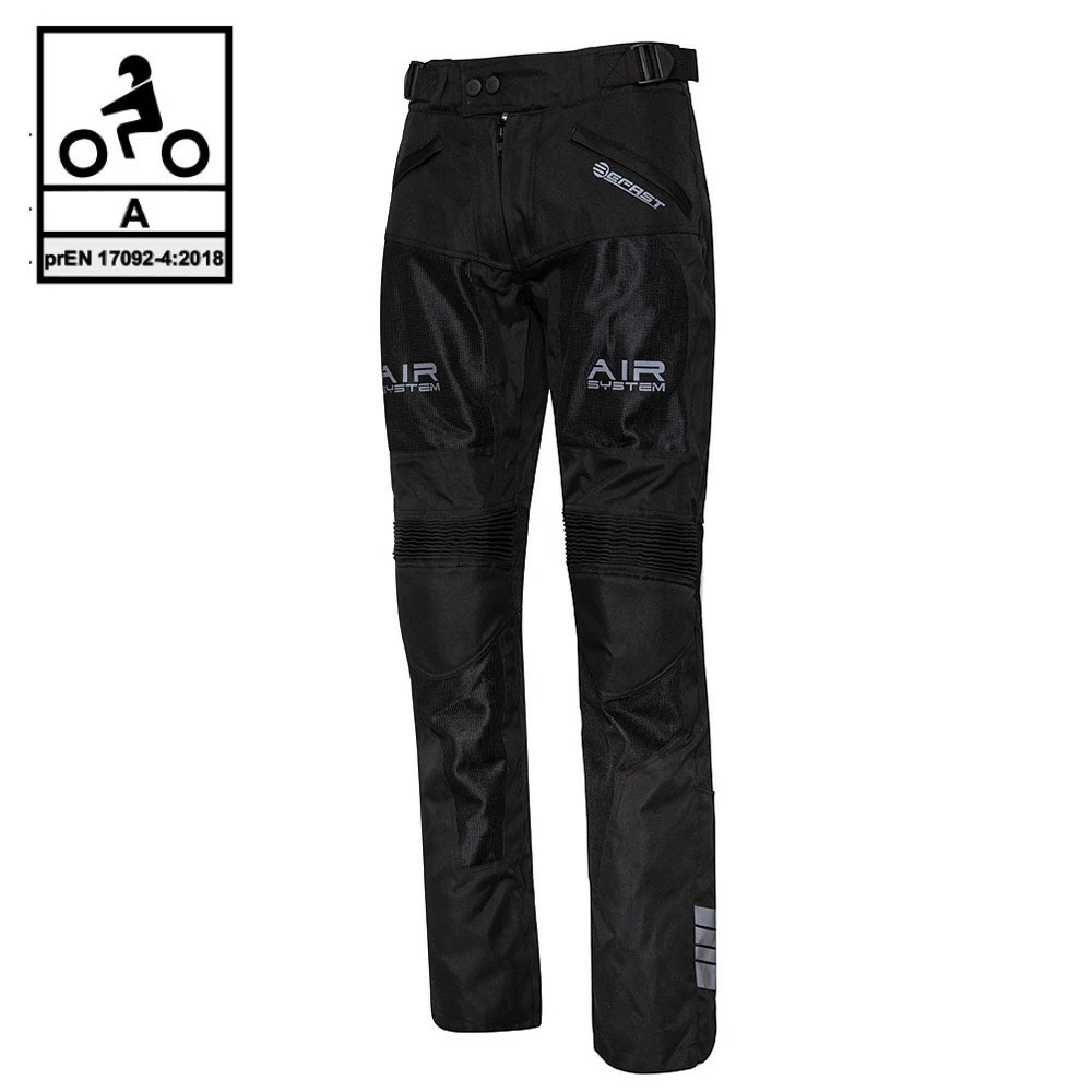 Pantaloni Moto Estivi Befast FREEZER PANT CE Certificati Nero 3 Pantaloni Moto Estivi Befast FREEZER PANT CE Certificati Nero
