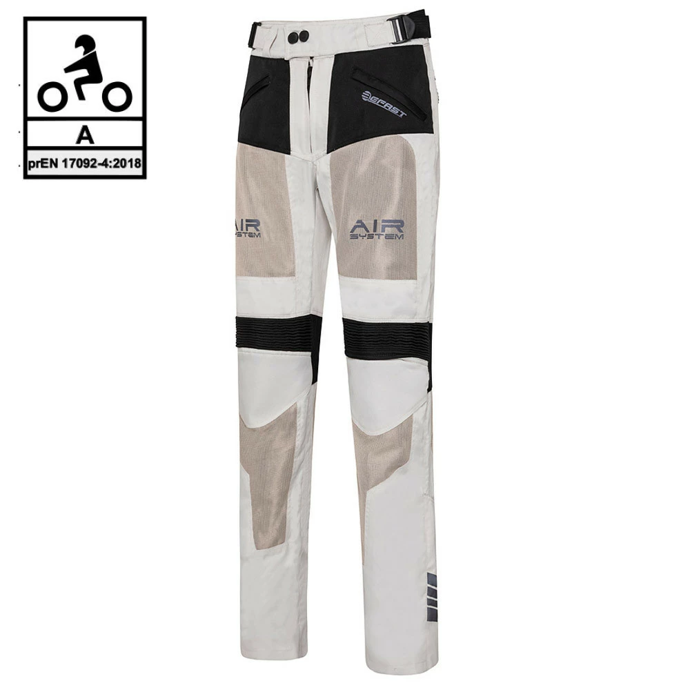 Pantaloni Moto Estivi Befast FREEZER PANT CE Certificati Nero Grigio 3 Pantaloni Moto Estivi Befast FREEZER PANT CE Certificati Nero Grigio