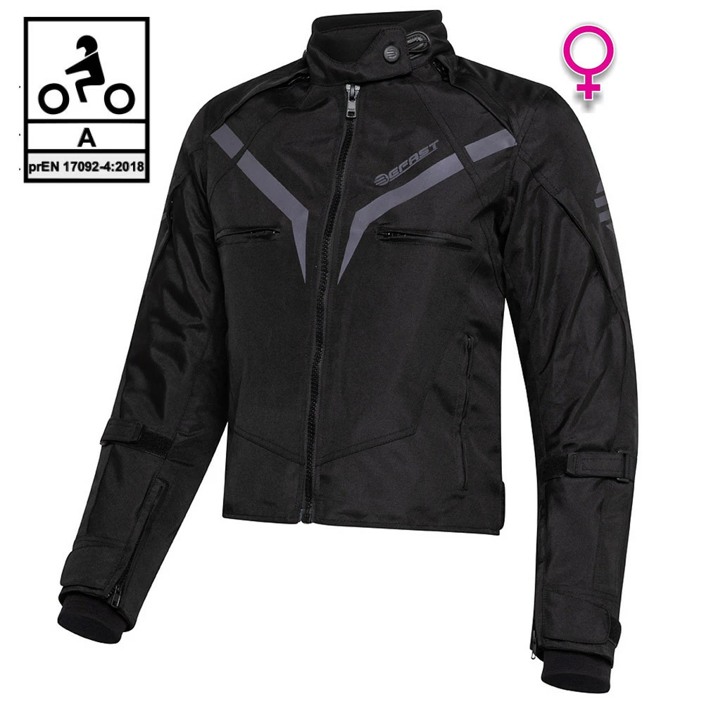Giacca Moto Donna Befast GAMMA Lady CE Certificata Nero 3 Giacca Moto Donna Befast GAMMA Lady CE Certificata Nero