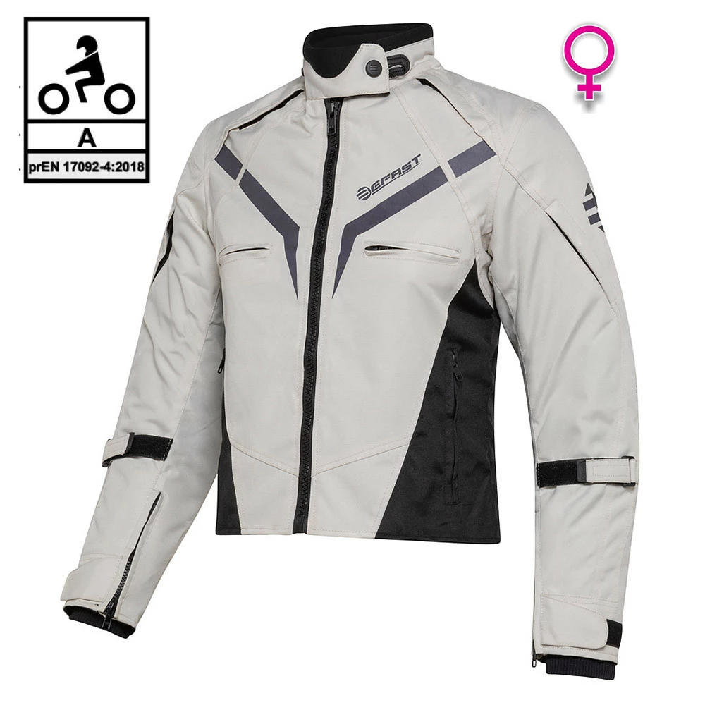 Kit Gamma Lady CE Grigio - Giacca Moto Donna Certificata Befast + Pantaloni Moto Donna Certificati Befast 4 Kit Gamma Lady CE Grigio - Giacca Moto Donna Certificata Befast + Pantaloni Moto Donna Certificati Befast - immagine 2