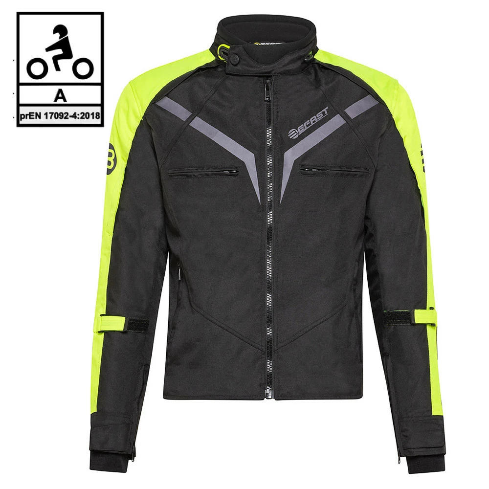 Kit Gamma CE Nero Giallo- Giacca Moto Certificata Befast + Pantaloni Moto Certificati Befast 4 Kit Gamma CE Nero Giallo- Giacca Moto Certificata Befast + Pantaloni Moto Certificati Befast - immagine 2