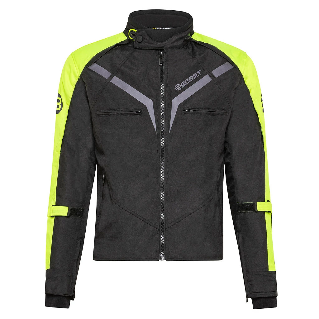 Kit Coppia Gamma CE Nero Giallo- Giacca Moto Certificata Befast Uomo + Donna 4 Kit Coppia Gamma CE Nero Giallo- Giacca Moto Certificata Befast Uomo + Donna - immagine 2