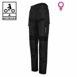 Pantaloni Moto Donna Befast GAMMA PANT Lady CE Certificati Nero