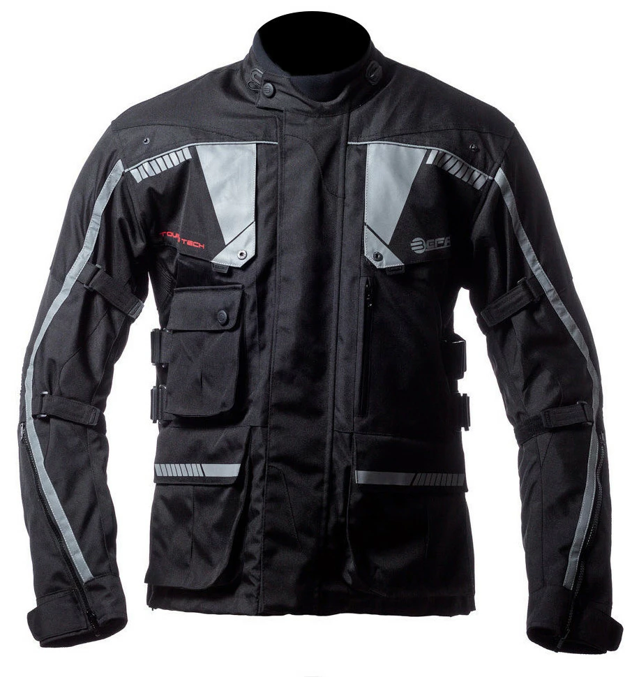 Kit Coppia Touring Tech CE Nero - Giacca Moto Certificata Befast Uomo + Donna 4 Kit Coppia Touring Tech CE Nero - Giacca Moto Certificata Befast Uomo + Donna - immagine 2