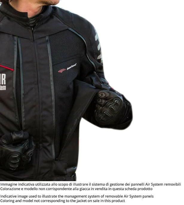 Giacca Moto Donna Touring Befast TRANSFORMER Lady CE Certificata 3 Strati Nero Giallo 8 Giacca Moto Donna Touring Befast TRANSFORMER Lady CE Certificata 3 Strati Nero Giallo - immagine 6