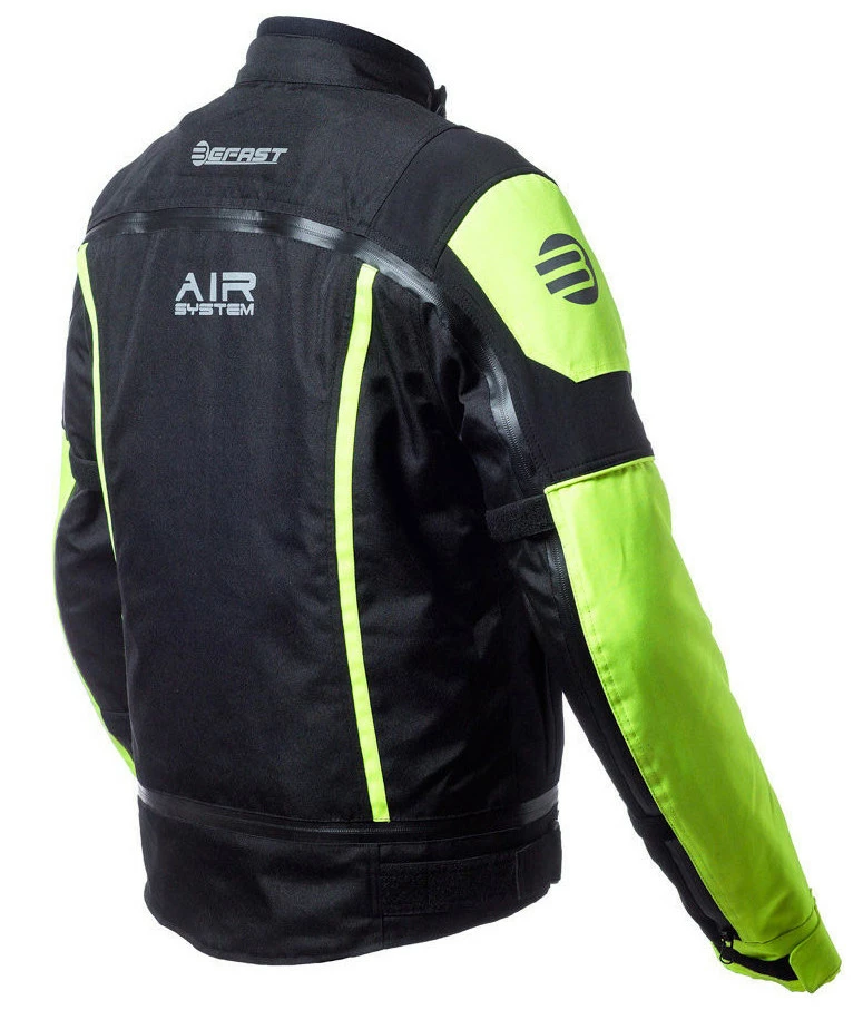 Giacca Moto Donna Touring Befast TRANSFORMER Lady CE Certificata 3 Strati Nero Giallo 6 Giacca Moto Donna Touring Befast TRANSFORMER Lady CE Certificata 3 Strati Nero Giallo - immagine 4