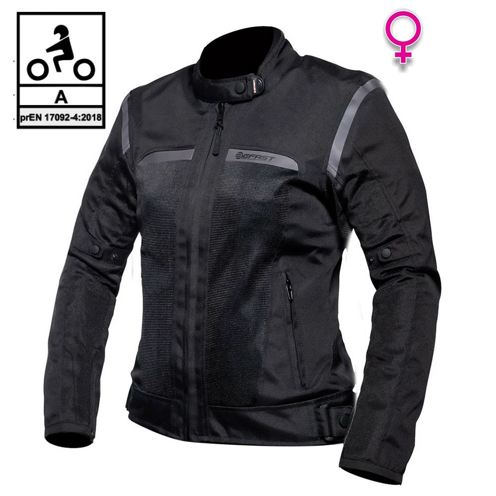 Giacca Moto Donna Estiva Befast FREELIFE Lady CE Certificata Nero 3 Giacca Moto Donna Estiva Befast FREELIFE Lady CE Certificata Nero