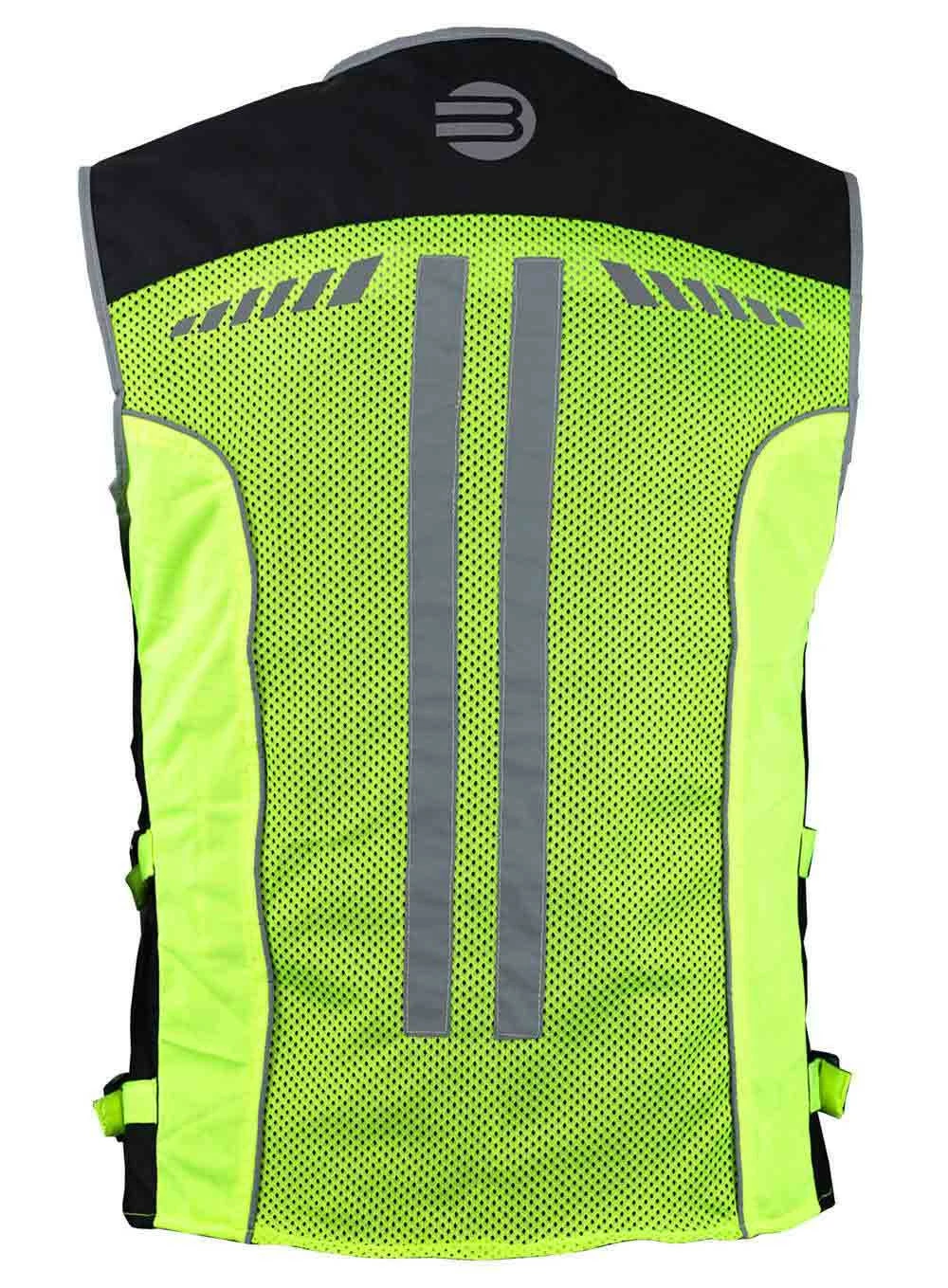 Gilet Alta Visibilità Befast Visor Giallo Fluo 4 Gilet Alta Visibilità Befast Visor Giallo Fluo - immagine 2