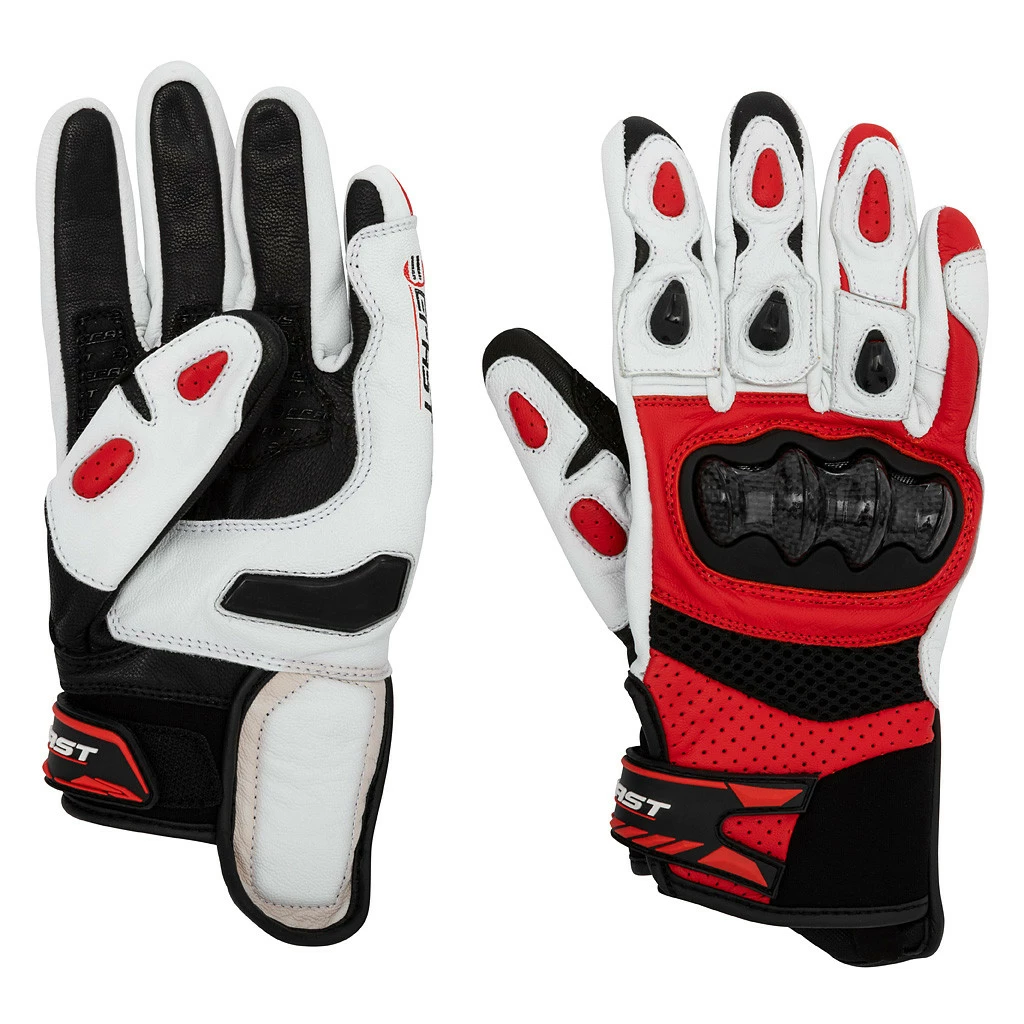 Guanti Moto Pelle Racing Befast RAPTOR CE Certificati Nero Rosso 7 Guanti Moto Pelle Racing Befast RAPTOR CE Certificati Nero Rosso - immagine 5