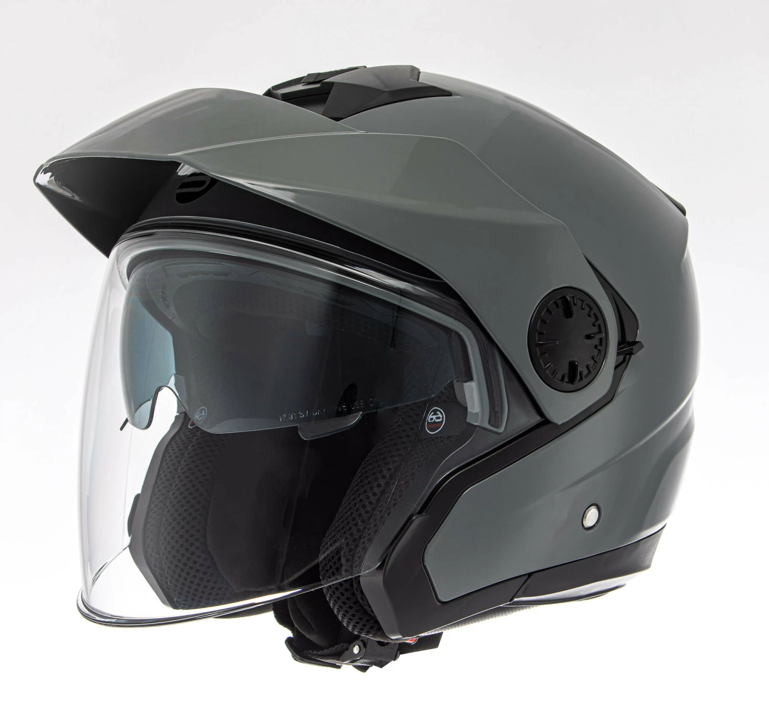 Kit Coppia Volt Grigio Lucido - 2 Caschi Jet Befast Con Omologazione ECE 06 5 Kit Coppia Volt Grigio Lucido - 2 Caschi Jet Befast Con Omologazione ECE 06 - immagine 3