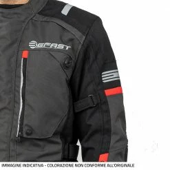 Giacca Moto Touring Befast VICTORY CE Certificata 3 Strati Nero 17 Giacca Moto Touring Befast VICTORY CE Certificata 3 Strati Nero -Negozio al dettaglio BEFAST 2022 indicativa dettaglio alto shooting befast victory nero grigio