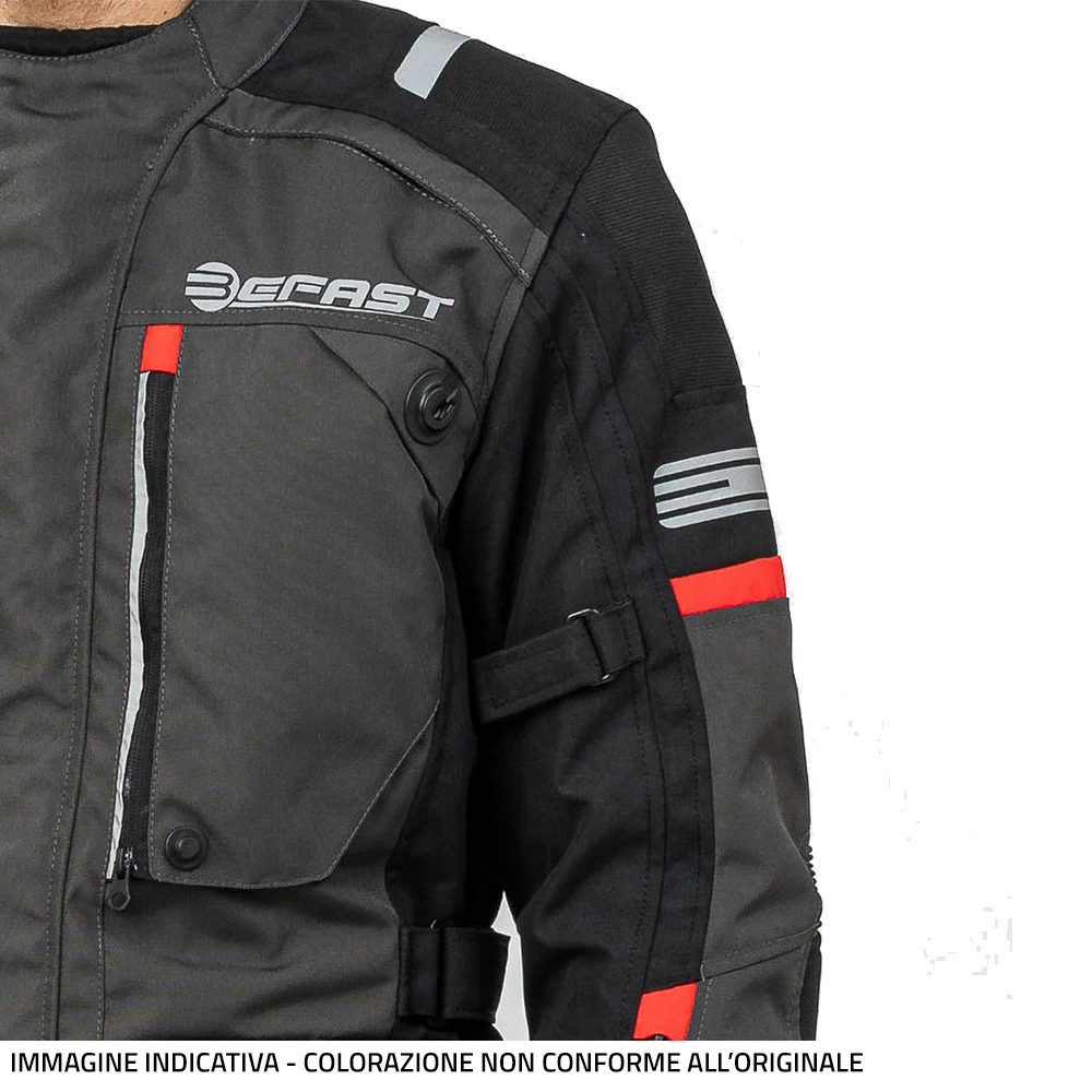 Giacca Moto Touring Befast VICTORY CE Certificata 3 Strati Nero 9 Giacca Moto Touring Befast VICTORY CE Certificata 3 Strati Nero - immagine 7