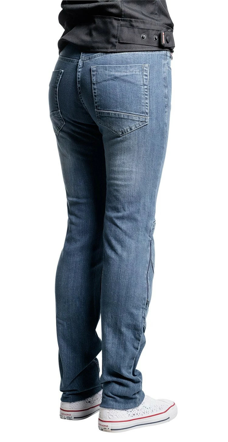 Jeans Moto Donna Befast Titans Lady CE Certificati Blu 4 Jeans Moto Donna Befast Titans Lady CE Certificati Blu - immagine 2