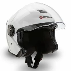 Casco Jet Befast JET Connect Bianco Con Interfono Integrato -Negozio al dettaglio BEFAST 2022 jet connect bianco diagonale dx