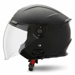 Casco Jet Befast JET Connect Nero Opaco Con Interfono Integrato 14 Casco Jet Befast JET Connect Nero Opaco Con Interfono Integrato -Negozio al dettaglio BEFAST 2022 jet connect nero laterale sx