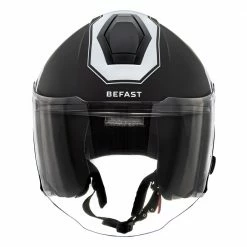 Kit Coppia JET Connect Bianco Nero - 2 Caschi Jet Befast JET Connect Con Interfono Integrato 10 Kit Coppia JET Connect Bianco Nero - 2 Caschi Jet Befast JET Connect Con Interfono Integrato -Negozio al dettaglio BEFAST 2022 jet nero opaco bianco 005 1