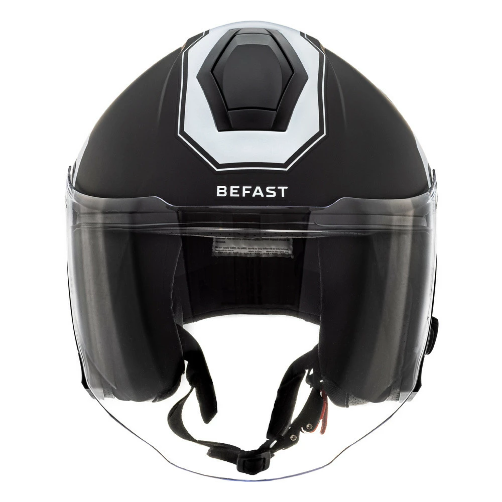 Kit Coppia JET Connect Bianco Nero - 2 Caschi Jet Befast JET Connect Con Interfono Integrato 6 Kit Coppia JET Connect Bianco Nero - 2 Caschi Jet Befast JET Connect Con Interfono Integrato - immagine 5