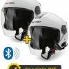 Kit Coppia JET Connect Bianco - 2 Caschi Jet Befast JET Connect Con Interfono Integrato 1 Kit Coppia JET Connect Bianco - 2 Caschi Jet Befast JET Connect Con Interfono Integrato -Negozio al dettaglio BEFAST 2022 jetconnbianco