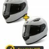 Kit Coppia Flash Bianco Lucido - 2 Caschi Integrali Befast 2 Kit Coppia Flash Bianco Lucido - 2 Caschi Integrali Befast -Negozio al dettaglio BEFAST 2022 kit flash bianco licido