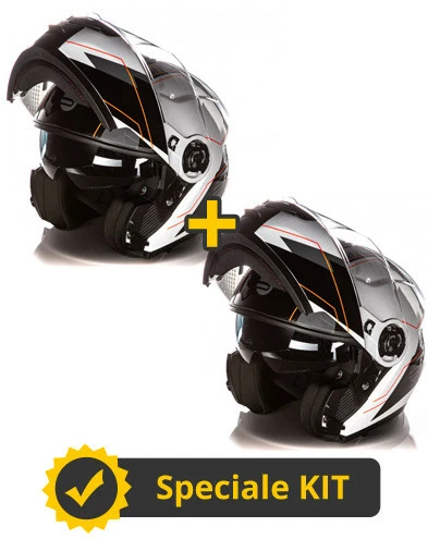 Kit Coppia Tank Bianco Nero - 2 Caschi Modulari Befast Con Doppia Omologazione P/J 3 Kit Coppia Tank Bianco Nero - 2 Caschi Modulari Befast Con Doppia Omologazione P/J