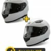 Kit Coppia Ventus Bianco Lucido - 2 Caschi Integrali Befast 1 Kit Coppia Ventus Bianco Lucido - 2 Caschi Integrali Befast -Negozio al dettaglio BEFAST 2022 kit ventus bianco lucido