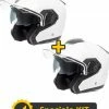 Kit Coppia Volt Bianco Lucido - 2 Caschi Jet Befast Con Omologazione ECE 06 1 Kit Coppia Volt Bianco Lucido - 2 Caschi Jet Befast Con Omologazione ECE 06 -Negozio al dettaglio BEFAST 2022 kit volt bianco