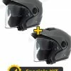 Kit Coppia Volt Grigio Lucido - 2 Caschi Jet Befast Con Omologazione ECE 06 -Negozio al dettaglio BEFAST 2022 kit volt grigio