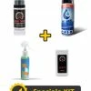 BEFAST Kit Manutenzione E Cura Casco E Abbigliamento Tecnico - Spray Igienizzante Interni Casco + Igienizzante Abbigliamento + Pulitore Esterno Casco E Visiera + Antifog