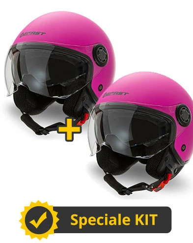 Kit Coppia Rapid Viola - Coppia Caschi Jet Befast Rapid 3 Kit Coppia Rapid Viola - Coppia Caschi Jet Befast Rapid