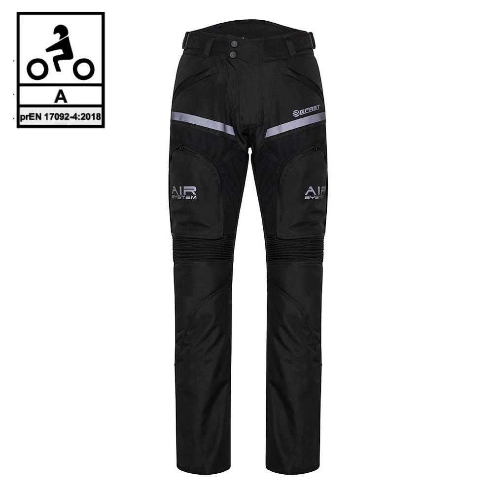 Pantaloni Moto Touring Befast KLIMA PANT CE Certificati 3 Strati Nero 3 Pantaloni Moto Touring Befast KLIMA PANT CE Certificati 3 Strati Nero