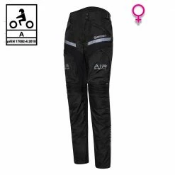 Pantaloni Moto Touring Donna Befast KLIMA PANT Lady CE Certificati 3 Strati Nero