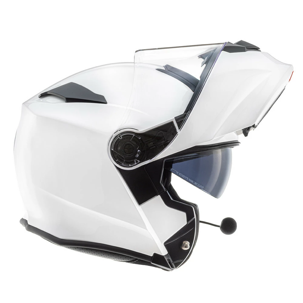 Casco Modulare Befast Connect Con Interfono Integrato Bianco Lucido 5 Casco Modulare Befast Connect Con Interfono Integrato Bianco Lucido - immagine 3