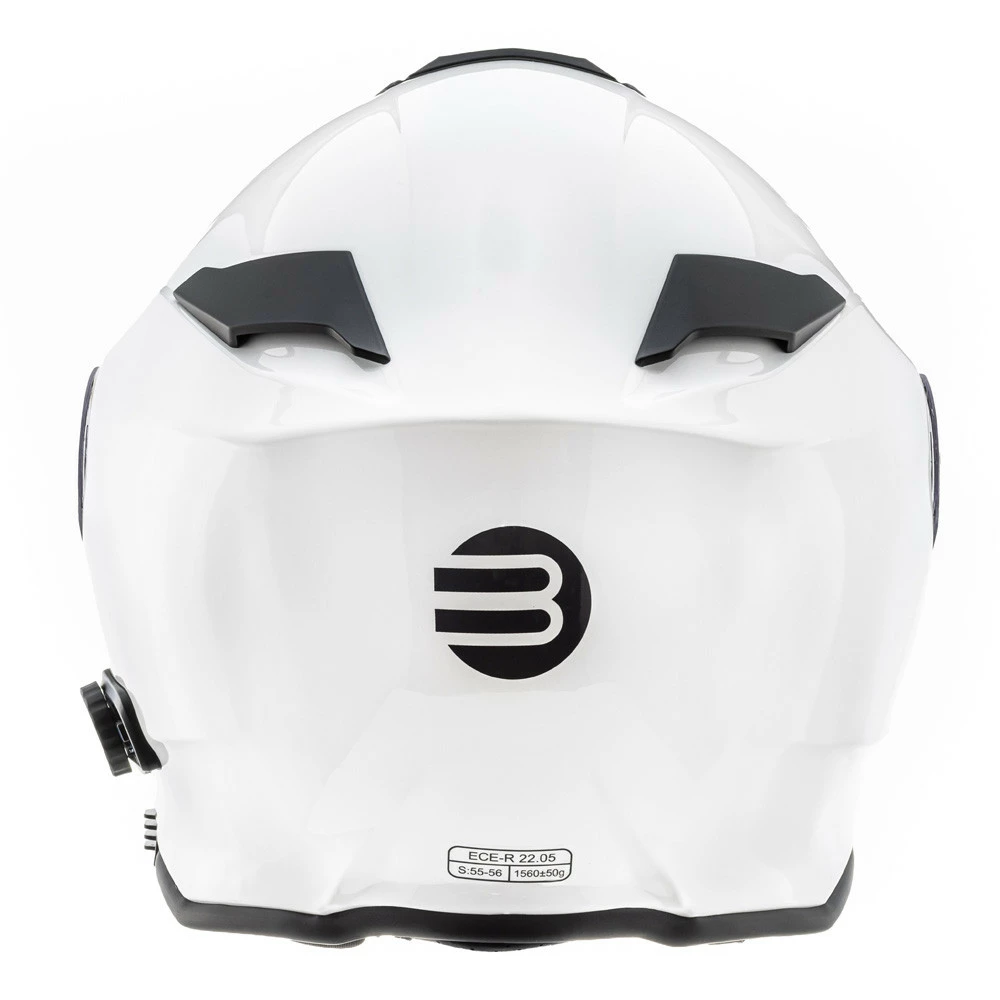 Casco Modulare Befast Connect Con Interfono Integrato Bianco Lucido 6 Casco Modulare Befast Connect Con Interfono Integrato Bianco Lucido - immagine 4