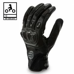 Guanti Moto Estivi Befast AIR RACER CE Certificati Nero