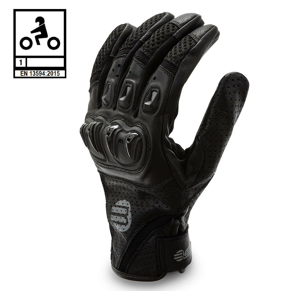 Guanti Moto Estivi Befast AIR RACER CE Certificati Nero 3 Guanti Moto Estivi Befast AIR RACER CE Certificati Nero