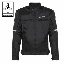 Giacca Moto Touring Befast ALLTIME CE Certificata 3 Strati Nero