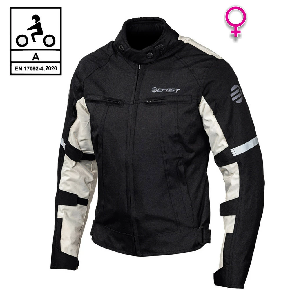 Giacca Moto Donna Touring Befast ALLTIME Lady CE Certificata 3 Strati Nero Grigio 3 Giacca Moto Donna Touring Befast ALLTIME Lady CE Certificata 3 Strati Nero Grigio