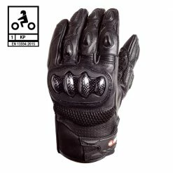 Guanti Moto Pelle Racing Befast RAPTOR CE Certificati Nero