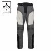 Pantaloni Moto Befast RADIUS PANT CE Certificati Nero Grigio -Negozio al dettaglio BEFAST 2022 pittogramma radius ce pant bkg fronte