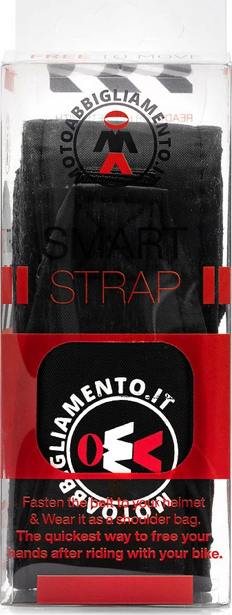 BEFAST Cinghia Tracolla Porta Casco Aggancio Micrometrico Motoabbigliamento.it Nero 7 BEFAST Cinghia Tracolla Porta Casco Aggancio Micrometrico Motoabbigliamento.it Nero - immagine 5