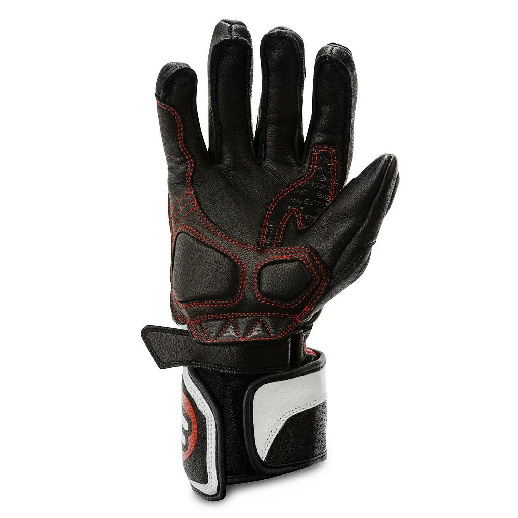 Guanti Moto Pelle Racing Befast PROTECTOR CE Certificati Nero Rosso 4 Guanti Moto Pelle Racing Befast PROTECTOR CE Certificati Nero Rosso - immagine 2