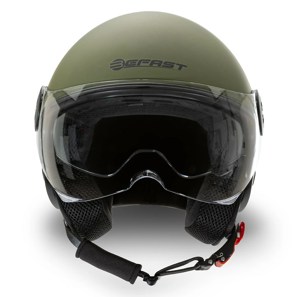 Casco Jet Befast Rapid Verde Militare Opaco 5 Casco Jet Befast Rapid Verde Militare Opaco - immagine 3