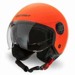 Casco Jet Befast Rapid Arancio Fluo Opaco