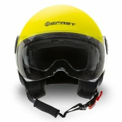 Casco Jet Befast Rapid Giallo Fluo Opaco -Negozio al dettaglio BEFAST 2022 rapid matt yellow fluo fronte