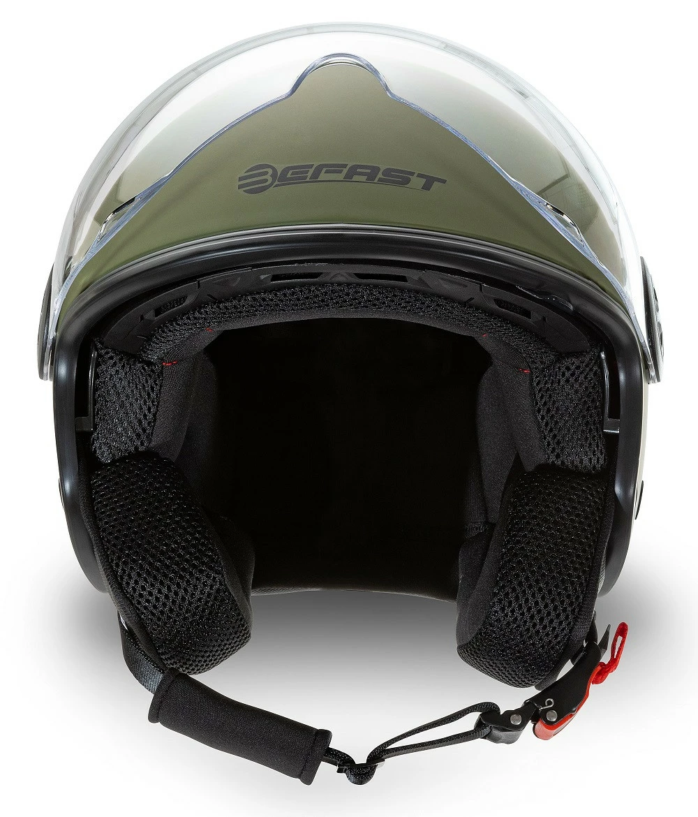 Casco Jet Befast Rapid II Doppia Visiera Verde Militare Opaco 5 Casco Jet Befast Rapid II Doppia Visiera Verde Militare Opaco - immagine 3