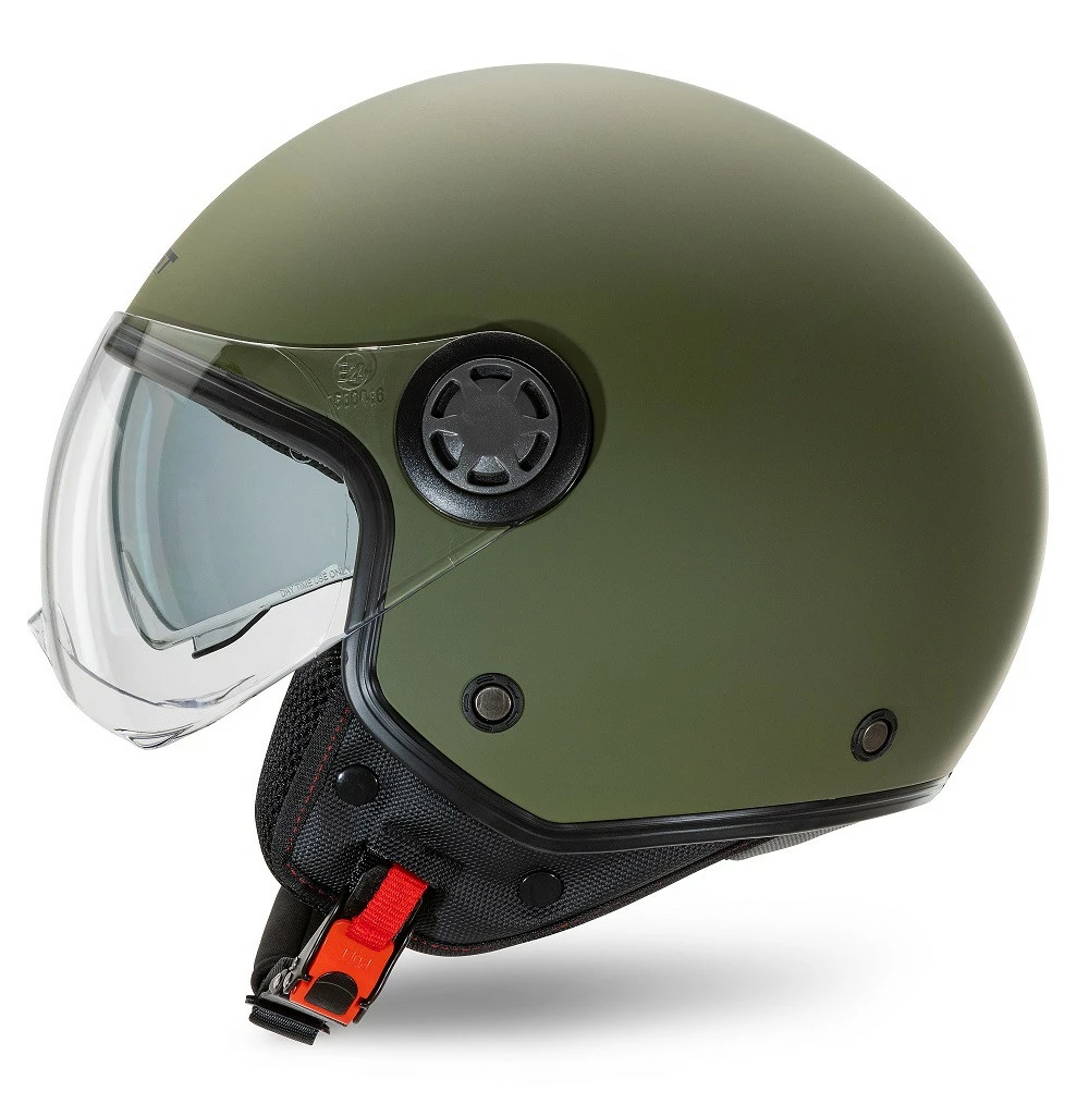 Casco Jet Befast Rapid II Doppia Visiera Verde Militare Opaco 6 Casco Jet Befast Rapid II Doppia Visiera Verde Militare Opaco - immagine 4