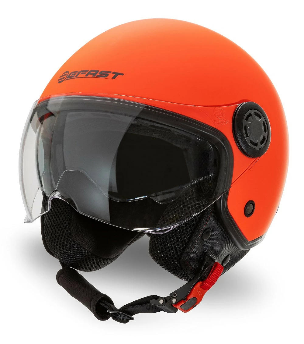 Casco Jet Befast Rapid II Doppia Visiera Arancio Fluo Opaco 3 Casco Jet Befast Rapid II Doppia Visiera Arancio Fluo Opaco