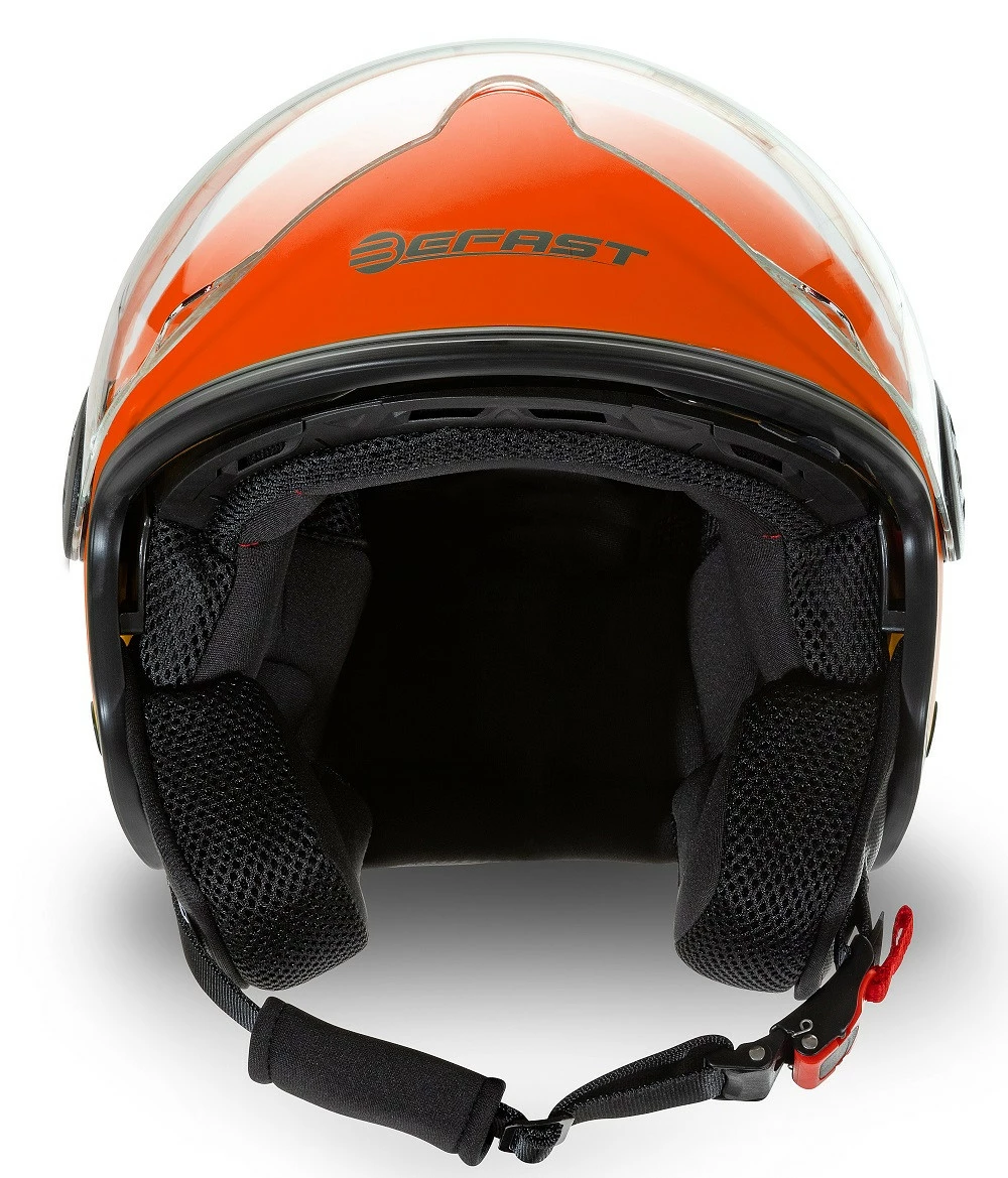 Casco Jet Befast Rapid II Doppia Visiera Arancio Fluo Opaco 5 Casco Jet Befast Rapid II Doppia Visiera Arancio Fluo Opaco - immagine 3